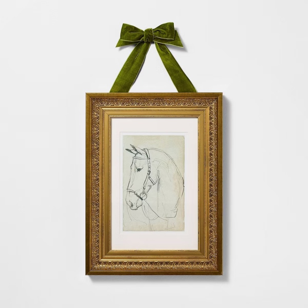 12x16‎ Horse Sketch Wall Art - Threshold Studio McGee, Target Spring 2026